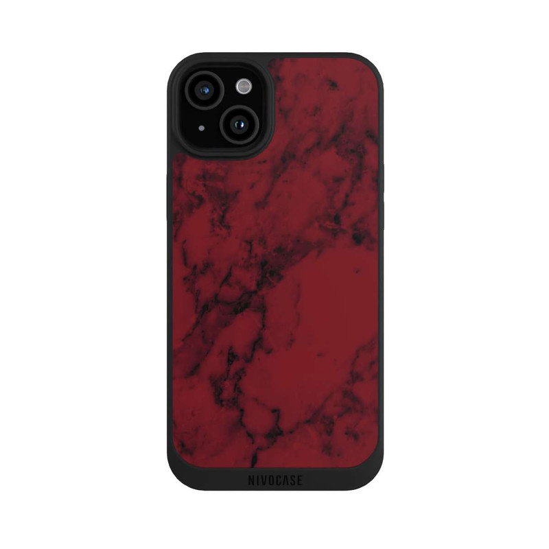 iPhone 15 Plus NIVOpure Marbre Marsala