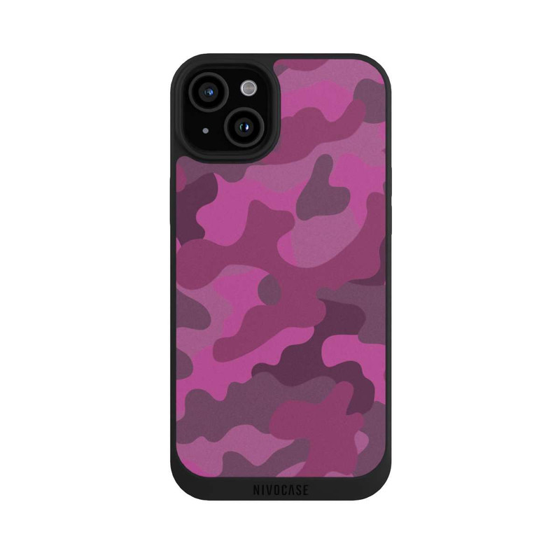 iPhone 15 Plus NIVOpure Pink Denim Camo