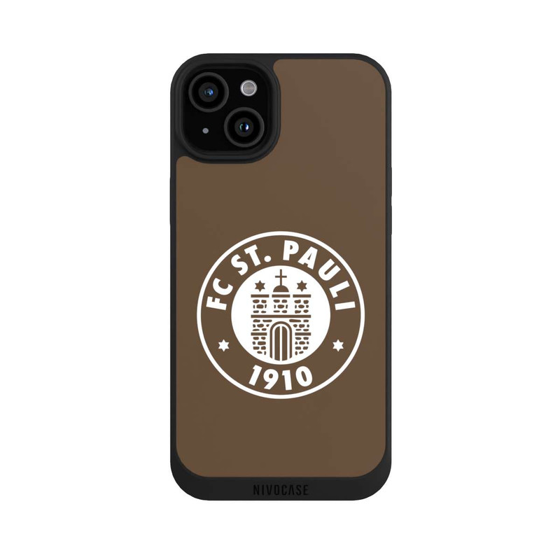 iPhone 15 Plus NIVOpure FC St.Pauli Logo Braun