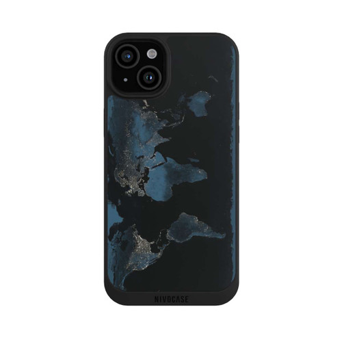 Apple iPhone 15 Plus NIVOpure Nightlight Worldmap