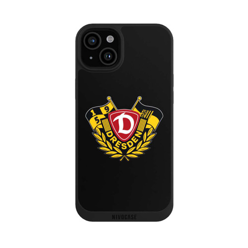 Apple iPhone 15 Plus NIVOpure Dynamo Wappen mit Fahnen