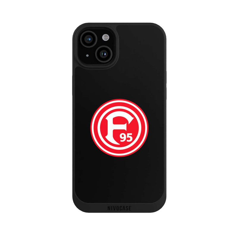 iPhone 15 Plus NIVOpure Fortuna Logo Schwarz