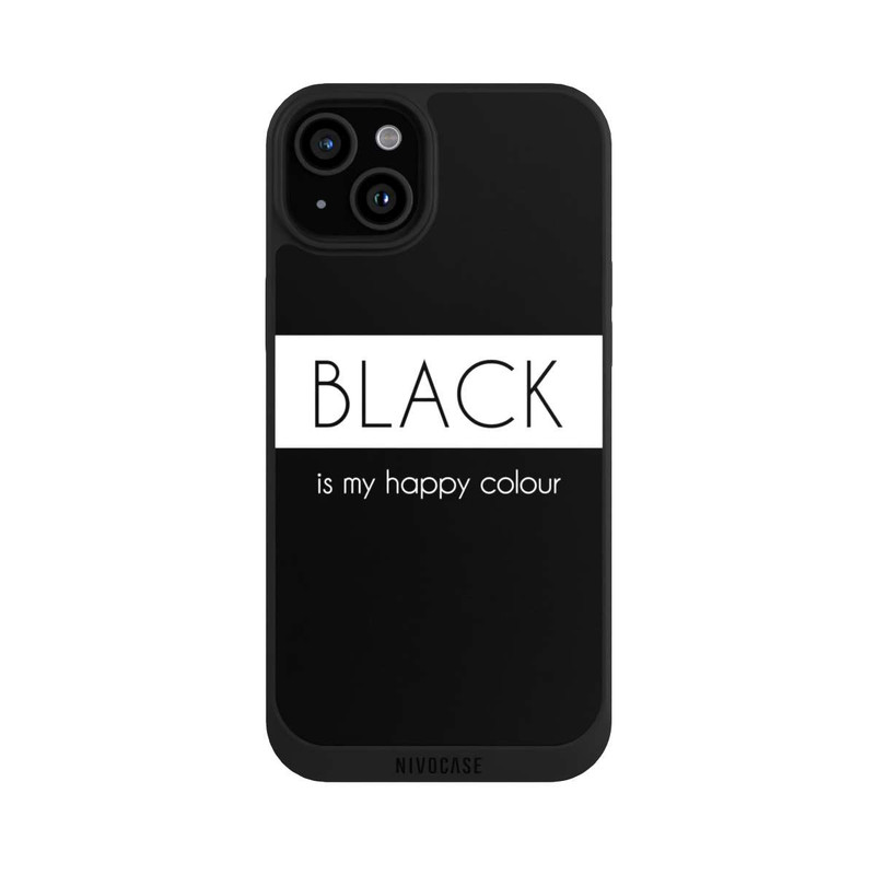 iPhone 15 Plus NIVOpure Black is my Happy Colour