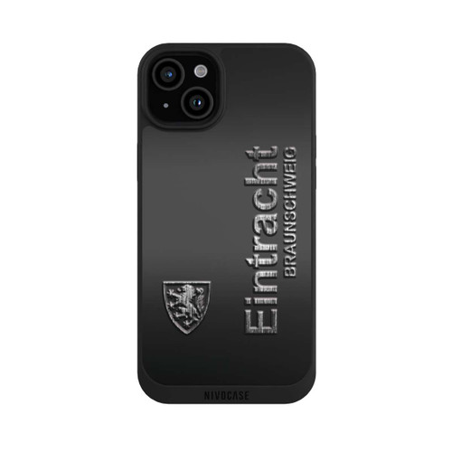 Apple iPhone 15 Plus NIVOpure Schrift Metall