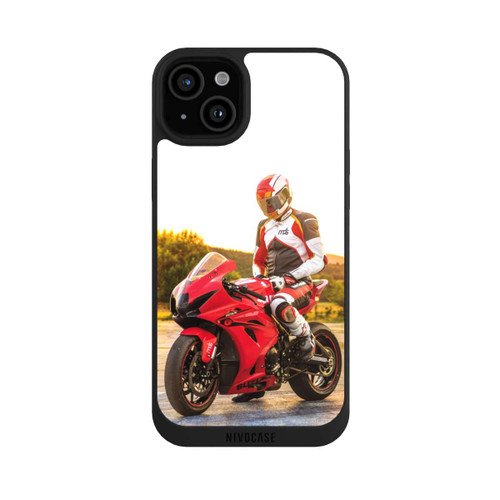 Apple iPhone 15 Plus NIVOpure Rotes Motorrad MDS