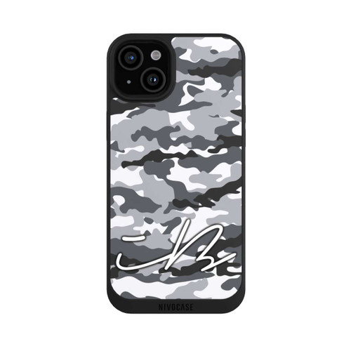 Apple iPhone 15 Plus NIVOpure Camo Grau iBlali