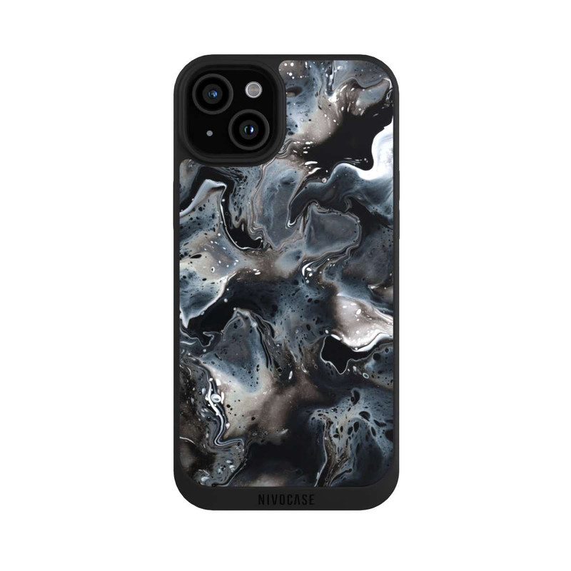iPhone 15 Plus NIVOpure Kaysymoon Grey marbled