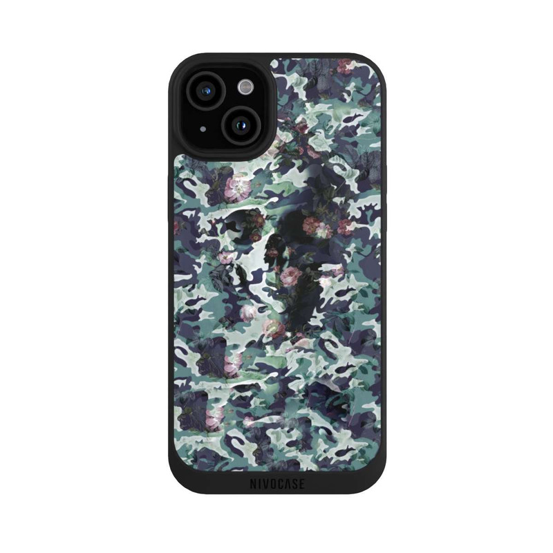 iPhone 15 Plus NIVOpure Camouflage Skull