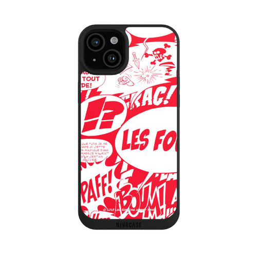 Apple iPhone 15 Plus NIVOpure Speech Bubbles Asterix Red