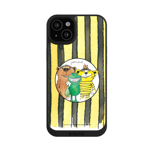 Apple iPhone 15 Plus NIVOpure Petit Tigre et Petit Ours avec Rayures