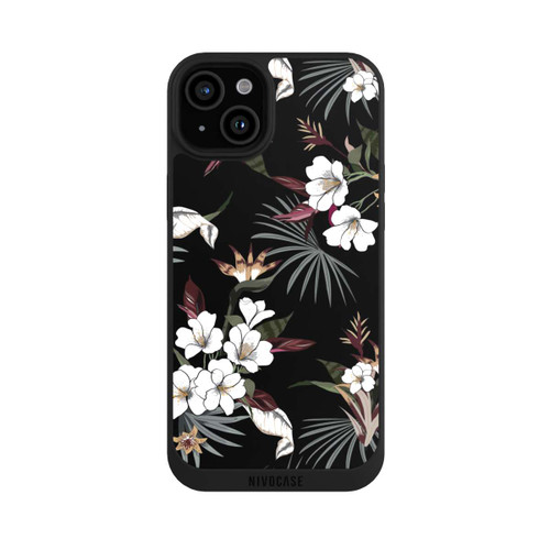Apple iPhone 15 Plus NIVOpure Flowers Black