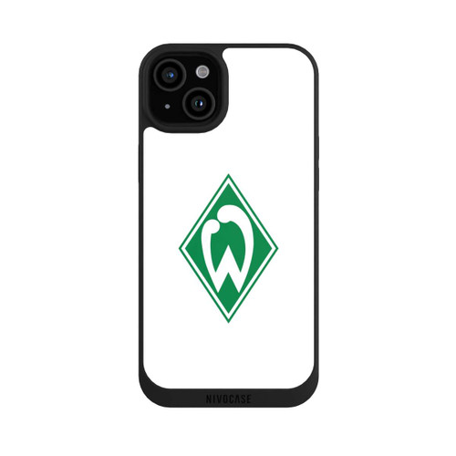 Apple iPhone 15 Plus NIVOpure Logo auf Weiß - Werder Bremen