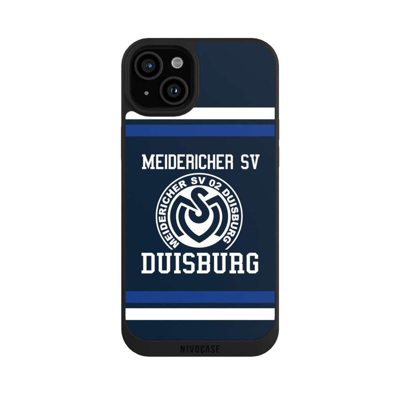 iPhone 15 Plus NIVOpure MSV Streifen Blau
