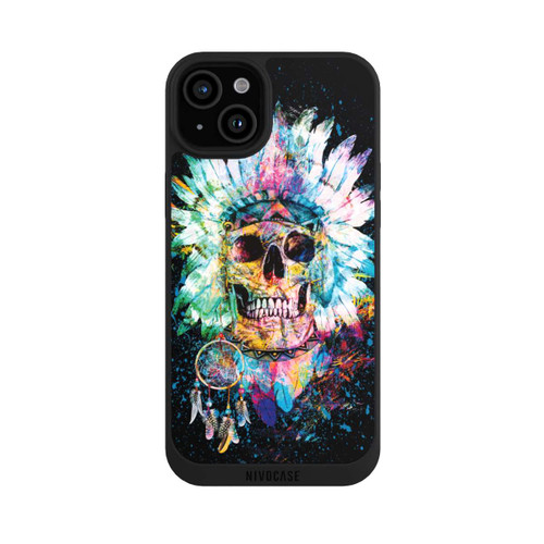 Apple iPhone 15 Plus NIVOpure Crâne d'esprit sauvage