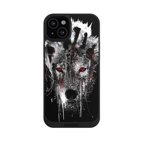 Apple iPhone 15 Plus NIVOpure Loup aux yeux rouges