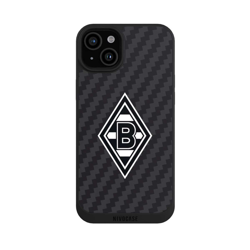iPhone 15 Plus NIVOpure Borussia Raute Carbon