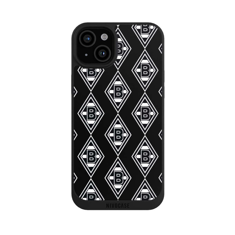 iPhone 15 Plus NIVOpure Schwarze Rauten