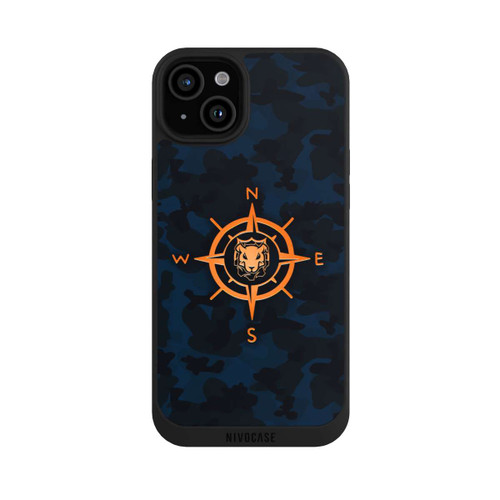 Apple iPhone 15 Plus NIVOpure Kompass Camo Blau