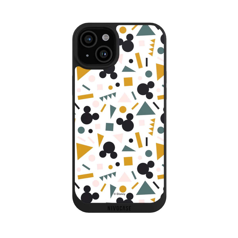 iPhone 15 Plus NIVOpure Mickey Geometric Pattern