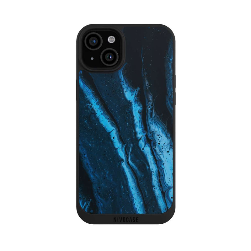 iPhone 15 Plus NIVOpure Blue oil texture