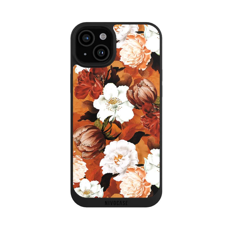 iPhone 15 Plus NIVOpure Pivoines et Roses Vintage