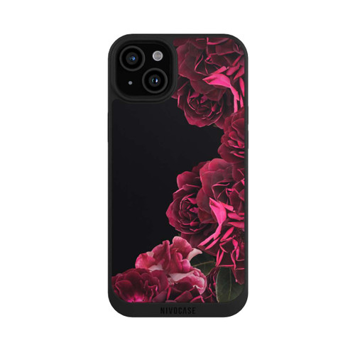 Apple iPhone 15 Plus NIVOpure Vintage Rosen auf Schwarz