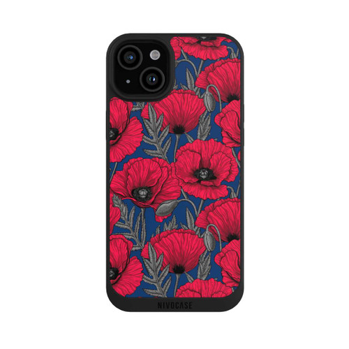 Apple iPhone 15 Plus NIVOpure Jardin de pavots de nuit