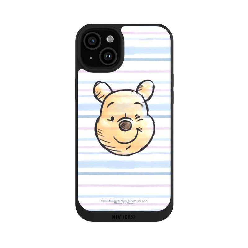 iPhone 15 Plus NIVOpure Winnie Puuh auf Streifen