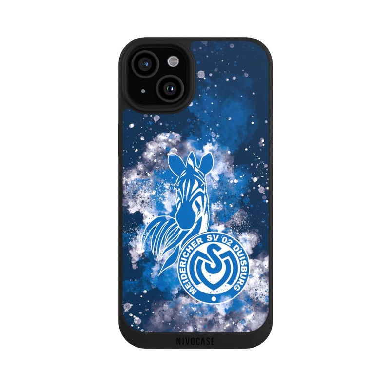 iPhone 15 Plus NIVOpure Aquarell Zebra MSV