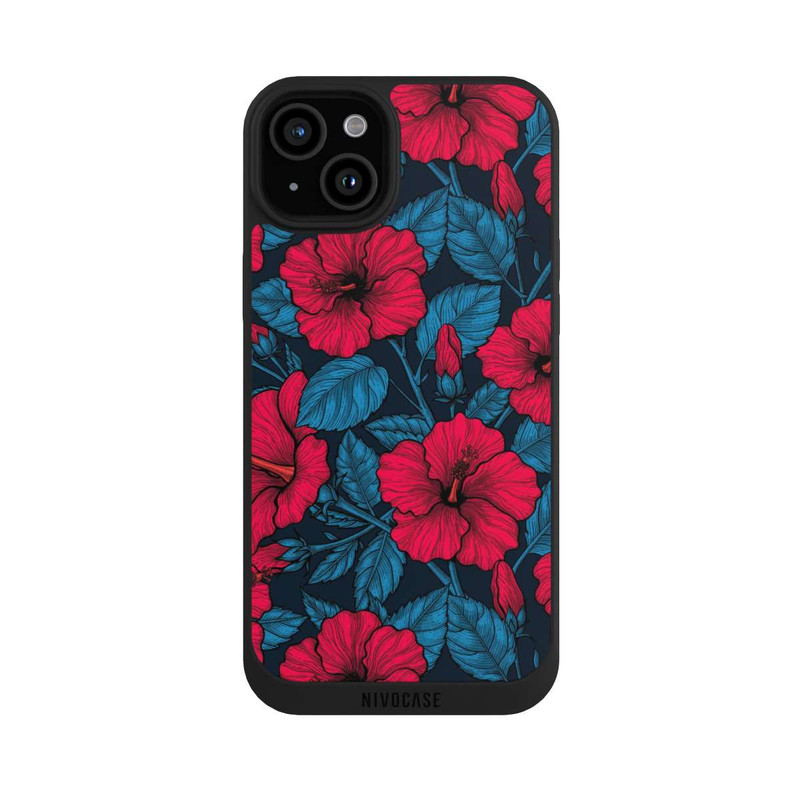 iPhone 15 Plus NIVOpure Red Hibiscus