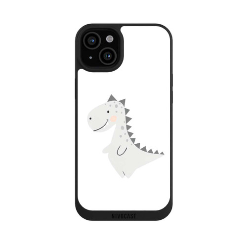 Apple iPhone 15 Plus NIVOpure Grauer Dino