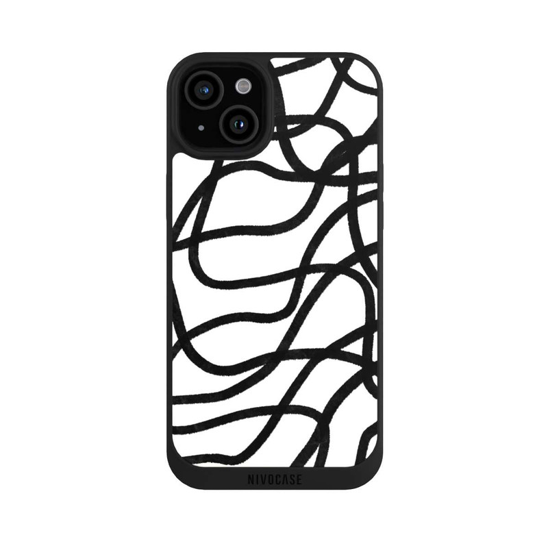iPhone 15 Plus NIVOpure Schwarze Linien