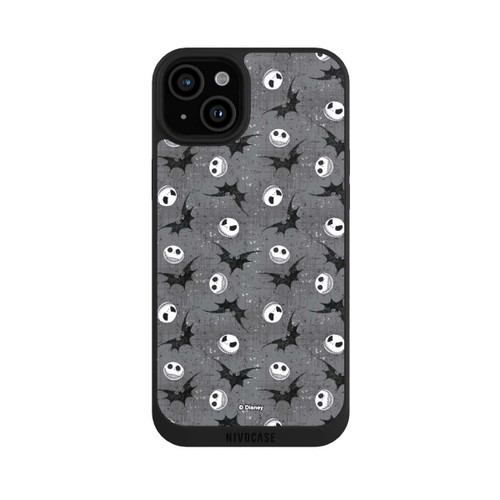 Apple iPhone 15 Plus NIVOpure Jack Grey Pattern Tim Burtons Nightmare before Christmas