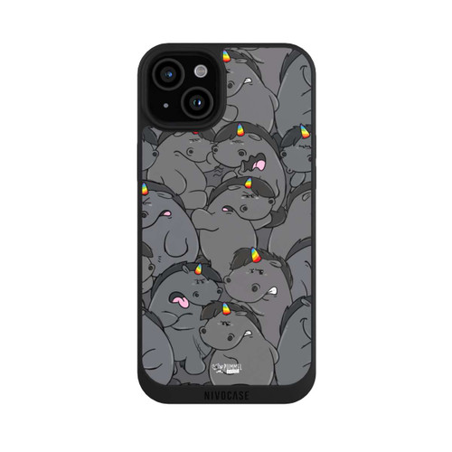 Apple iPhone 15 Plus NIVOpure Grummeleinhorn Allover