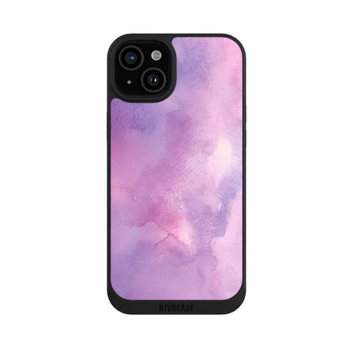 Apple iPhone 15 Plus NIVOpure Watercolour Pink Clouds