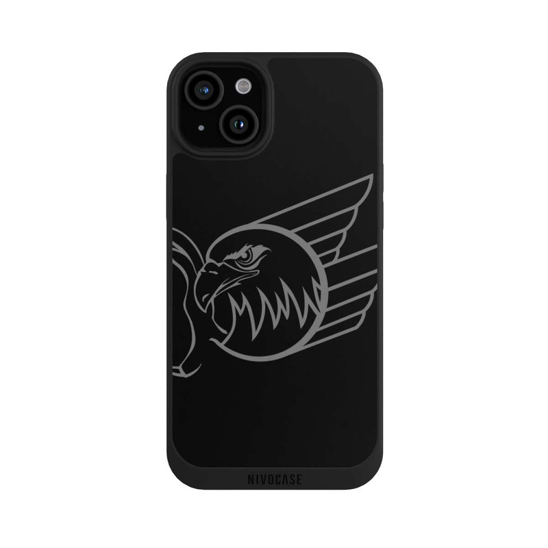 iPhone 15 Plus NIVOpure Logo Schwarz