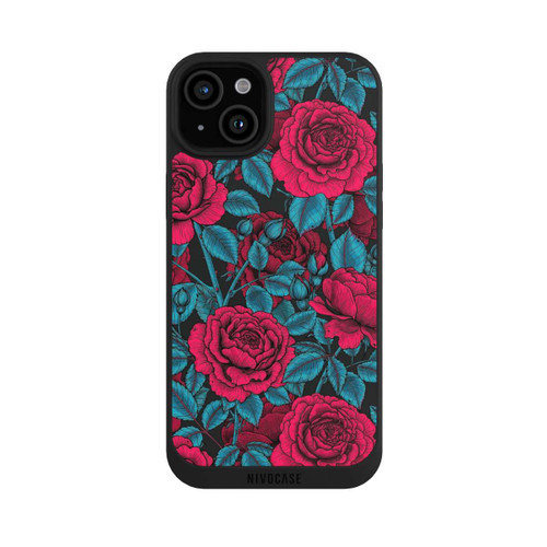 Apple iPhone 15 Plus NIVOpure Jardin des roses rouges
