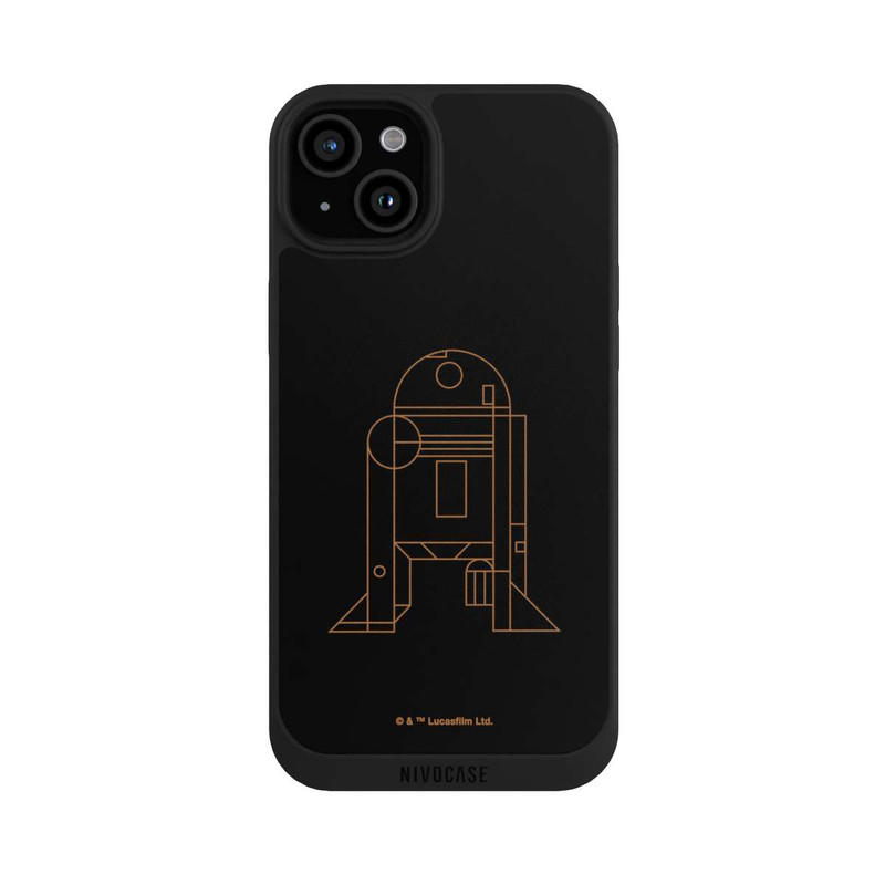 iPhone 15 Plus NIVOpure R2D2 Dessin au trait