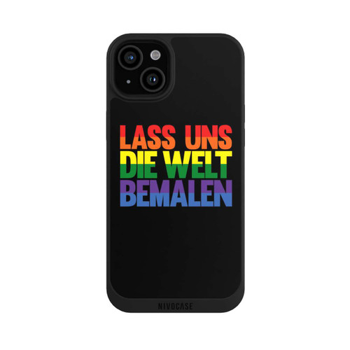 Apple iPhone 15 Plus NIVOpure Lass uns die Welt Bemalen
