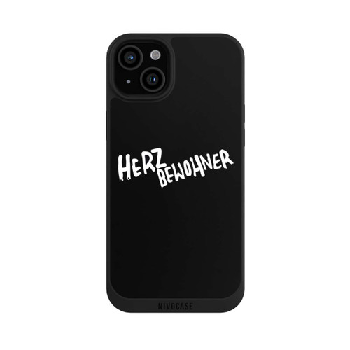 Apple iPhone 15 Plus NIVOpure Herzbewohner Schwarz