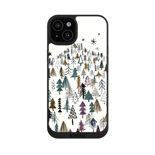 Apple iPhone 15 Plus NIVOpure Bergbäume Wald Lila