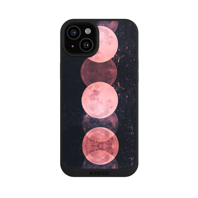 iPhone 15 Plus NIVOpure Rosa Mondphasen