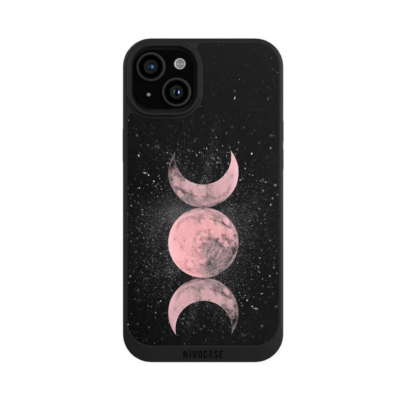 iPhone 15 Plus NIVOpure Pink Moon Symbol