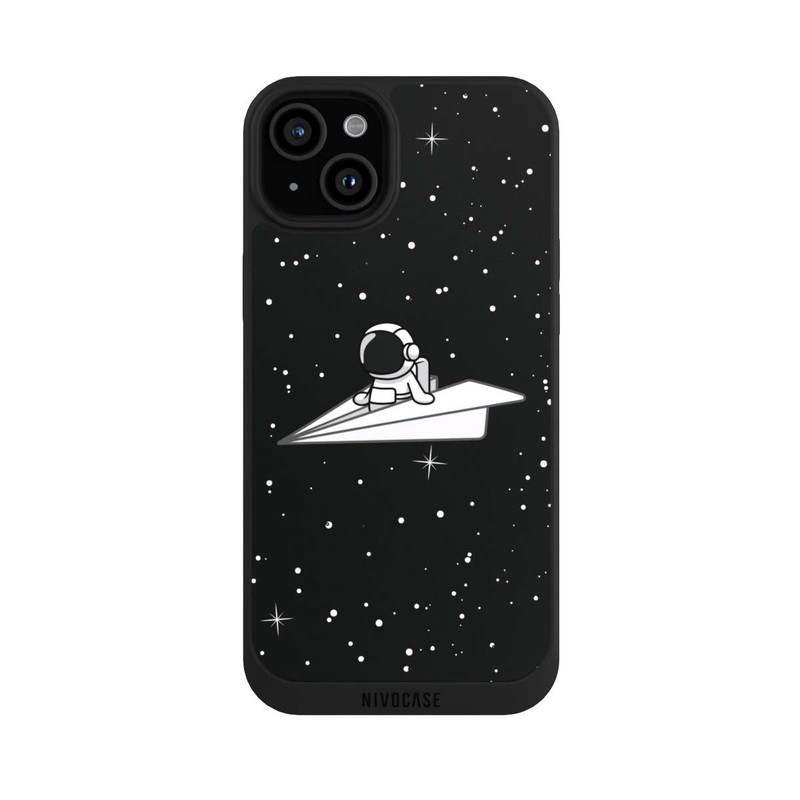 iPhone 15 Plus NIVOpure Astronaut Paper Plane Comic