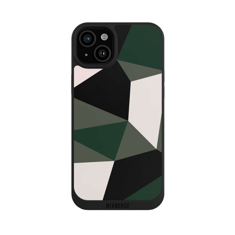 iPhone 15 Plus NIVOpure Polygon Camouflage