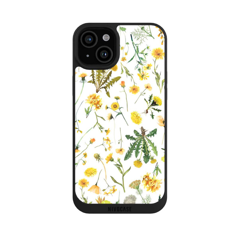 iPhone 15 Plus NIVOpure Gelbe Wildblumen