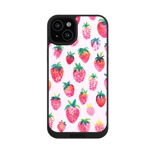 Apple iPhone 15 Plus NIVOpure Aquarell Erdbeeren
