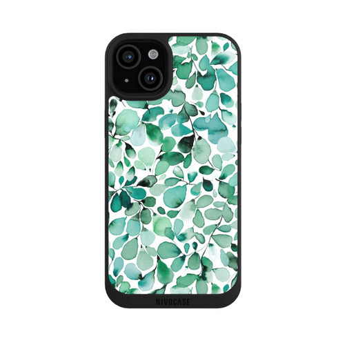 Apple iPhone 15 Plus NIVOpure Aquarellmuster Blätter