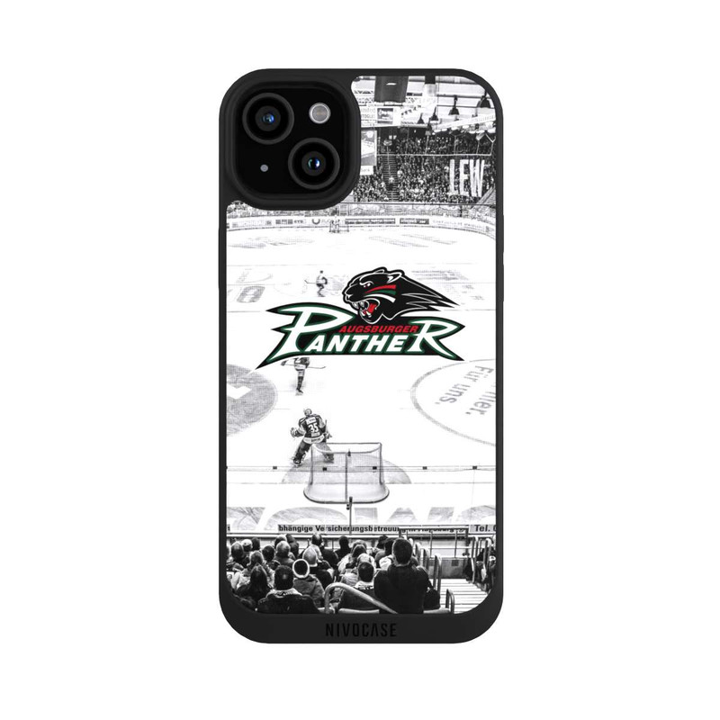 iPhone 15 Plus NIVOpure Augsburger Panther Équipe de hockey sur glace Blanc