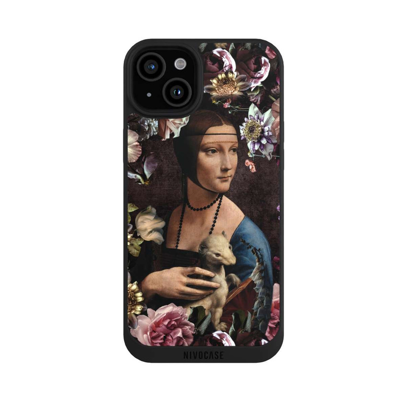 iPhone 15 Plus NIVOpure Dame mit dem Hermelin Rosen